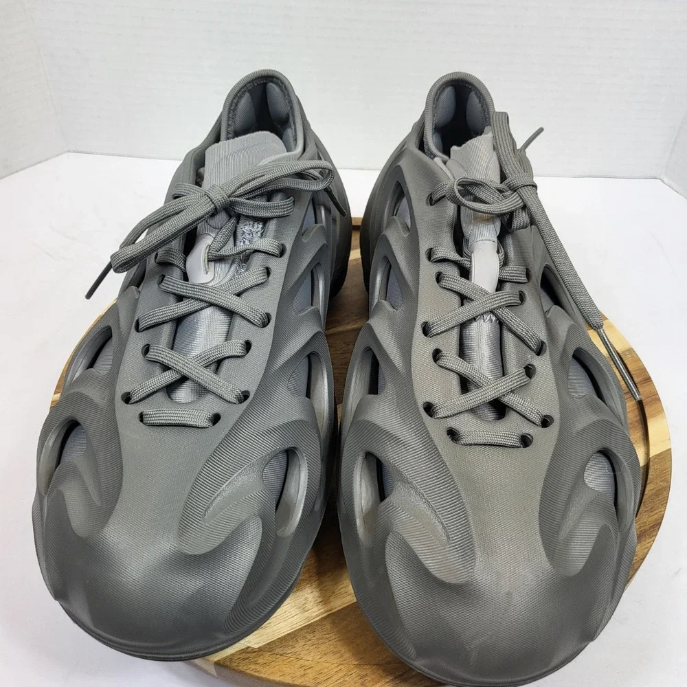 Adidas Originals‎ Men's adiFOM Q Grey Four Wave Sculpted Foam Sneakers Size 7